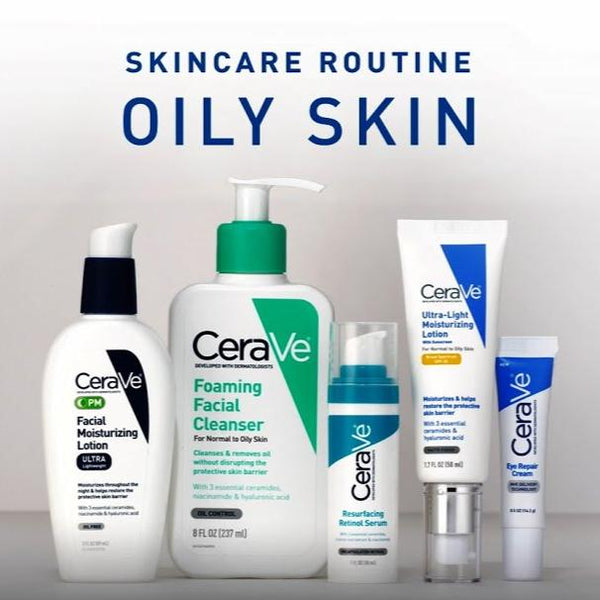 CeraVe 4-In-1 Skincare Kit includes night cream, sunblock, cleanser, and serum for radiant skin.